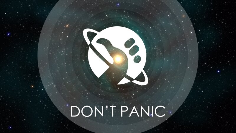 Planet with Hand Symbol