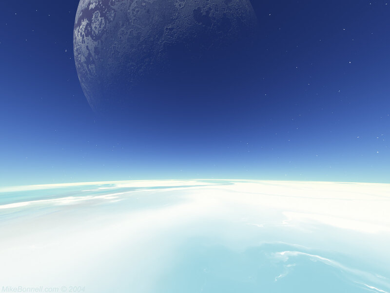 Planet with large moon