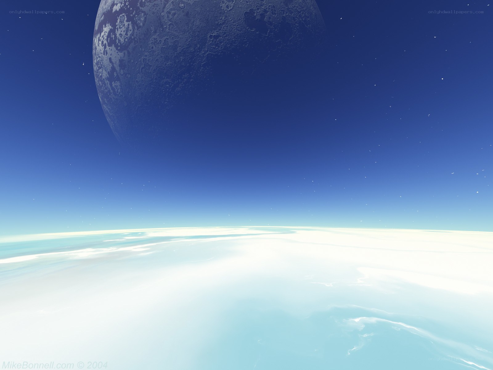 Planet with large moon
