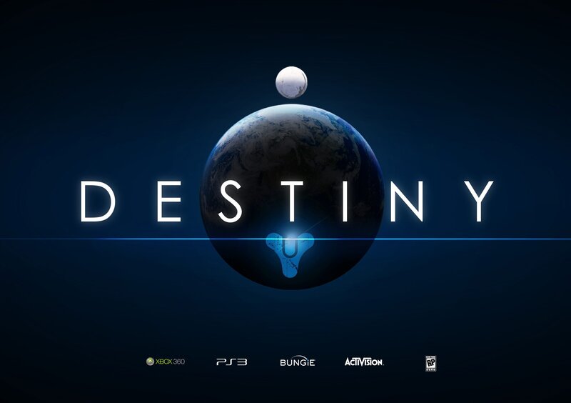 Planet with Moon and Logo — Blue
