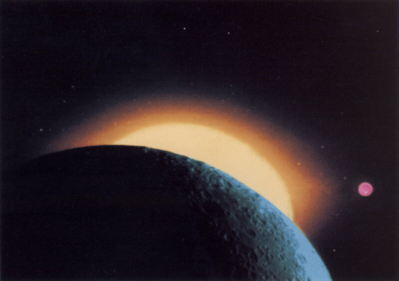 Planet with Moon