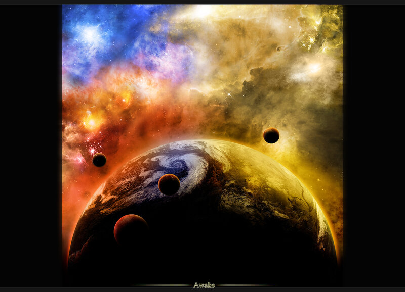 Planet with Moons