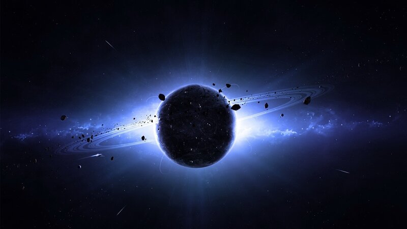 Planet with Rings — Asteroids