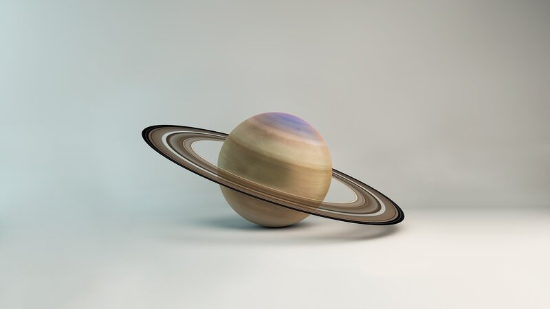 Planet with Rings — Beige