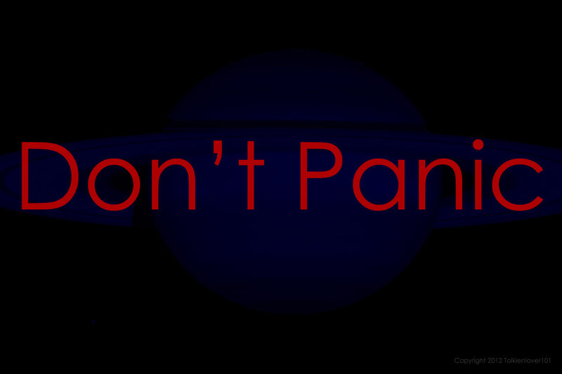Planet with Rings — Black, Dramatic, Night, Digital Art, Text