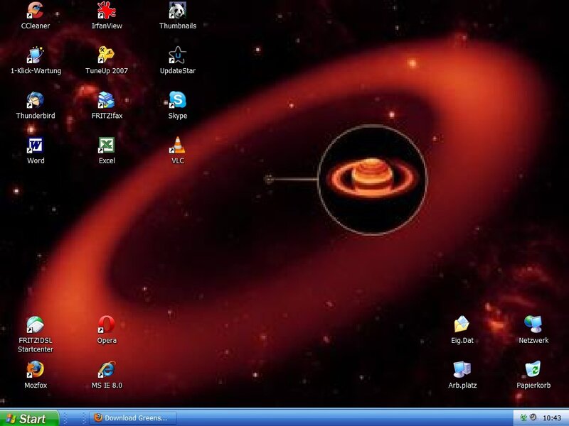 Planet with Rings — Red, Dramatic