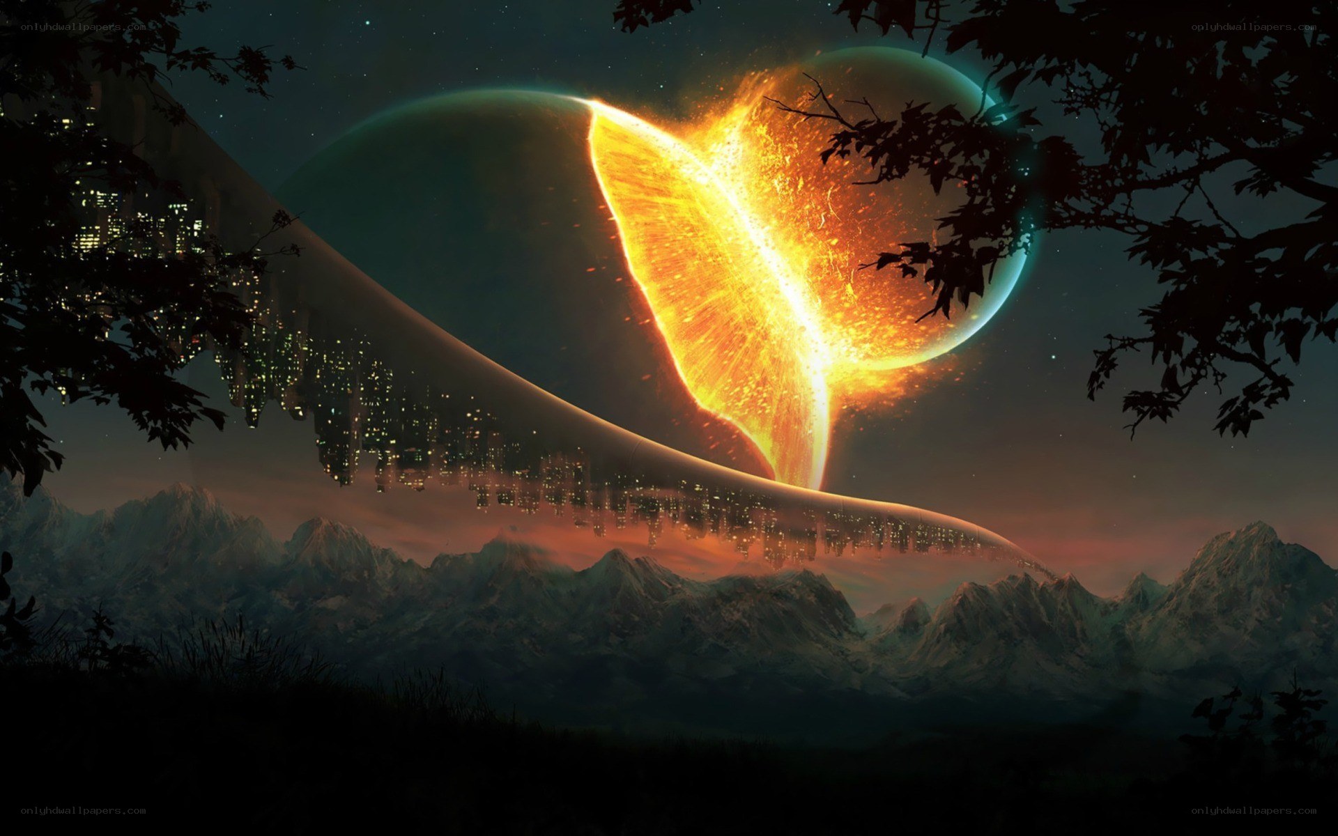 planetary collision event