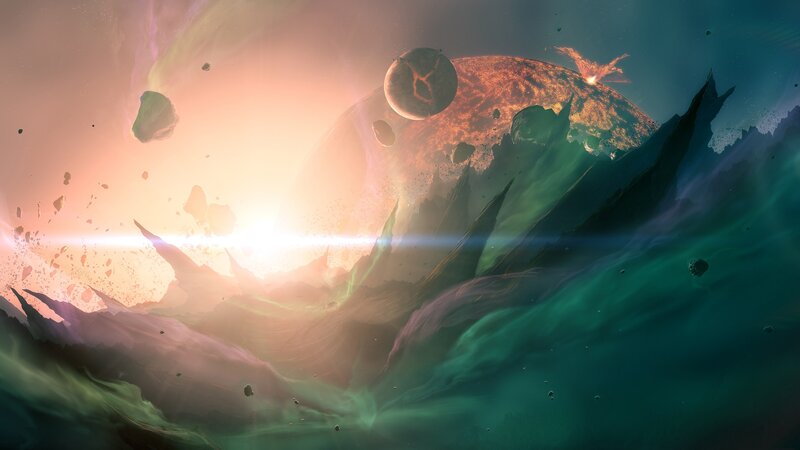 Planetary Destruction — Green
