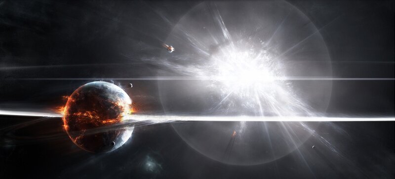Planetary destruction in space
