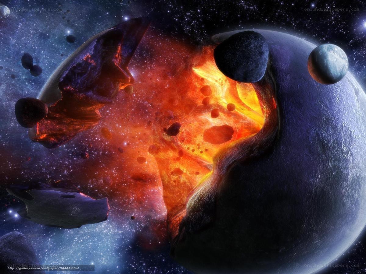 Planetary destruction in space