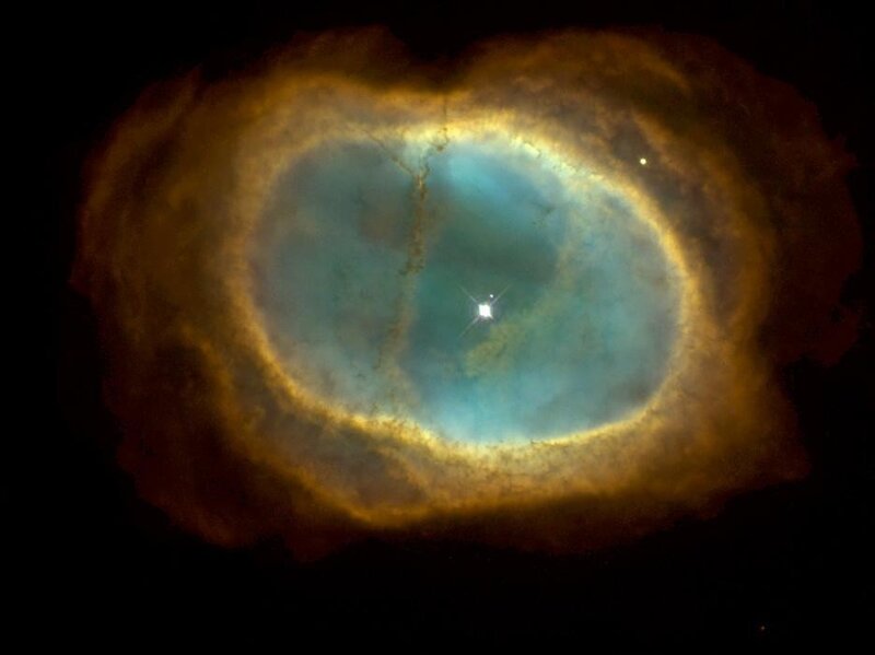Planetary Nebula — Blue, Dramatic, Photograph, Star, Gas Cloud