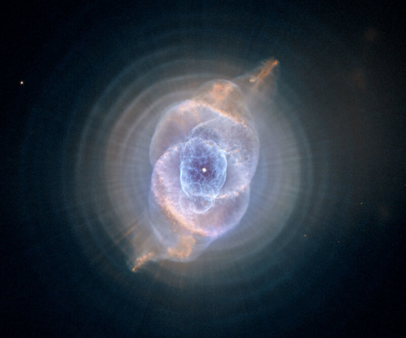Planetary Nebula — Blue, Dramatic