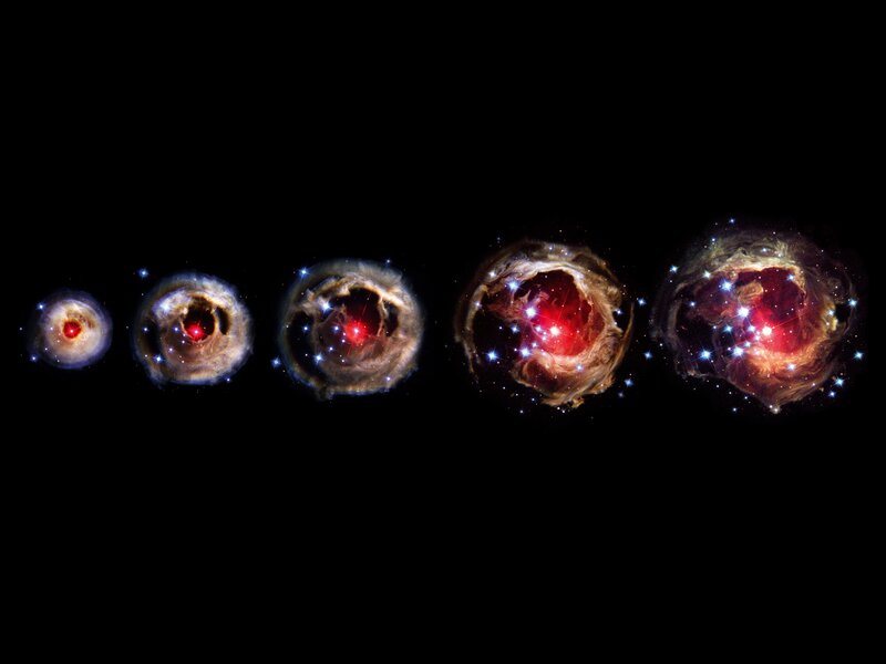Planetary Nebula Formation — Red
