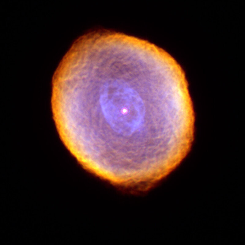 Planetary nebula in space