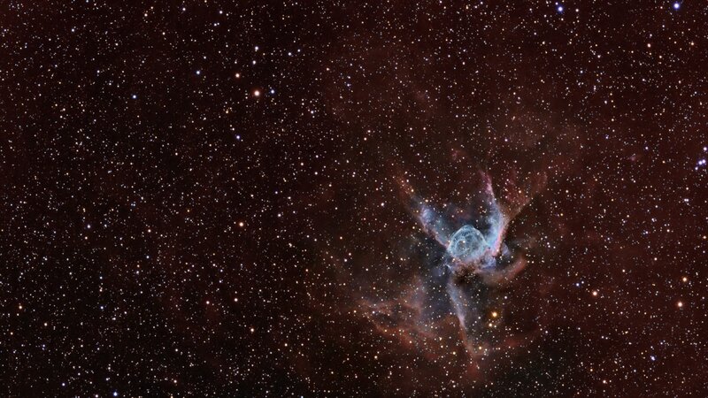 Planetary Nebula in Space — Black, Cosmic