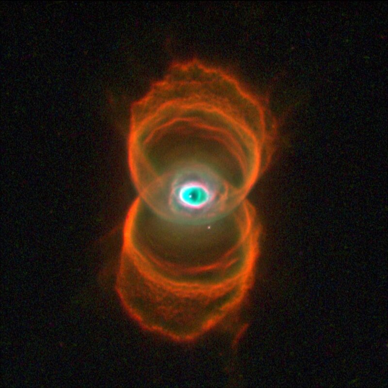 Planetary Nebula — Orange, Dramatic, Photograph, Gas Clouds