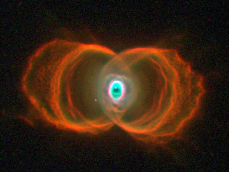 Planetary Nebula — Orange, Dramatic