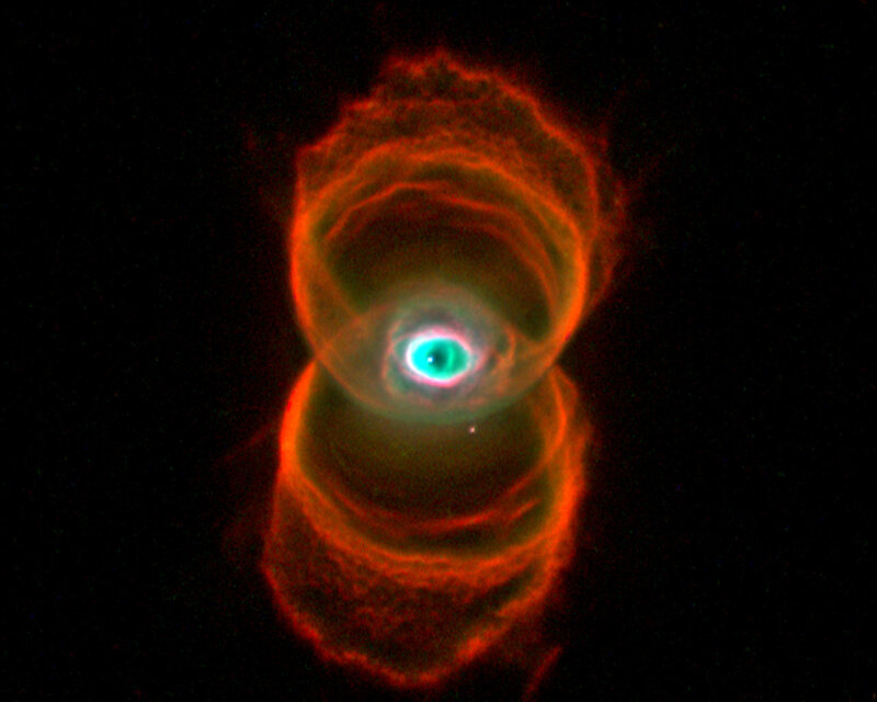 Planetary Nebula — Red, Dramatic, Photograph