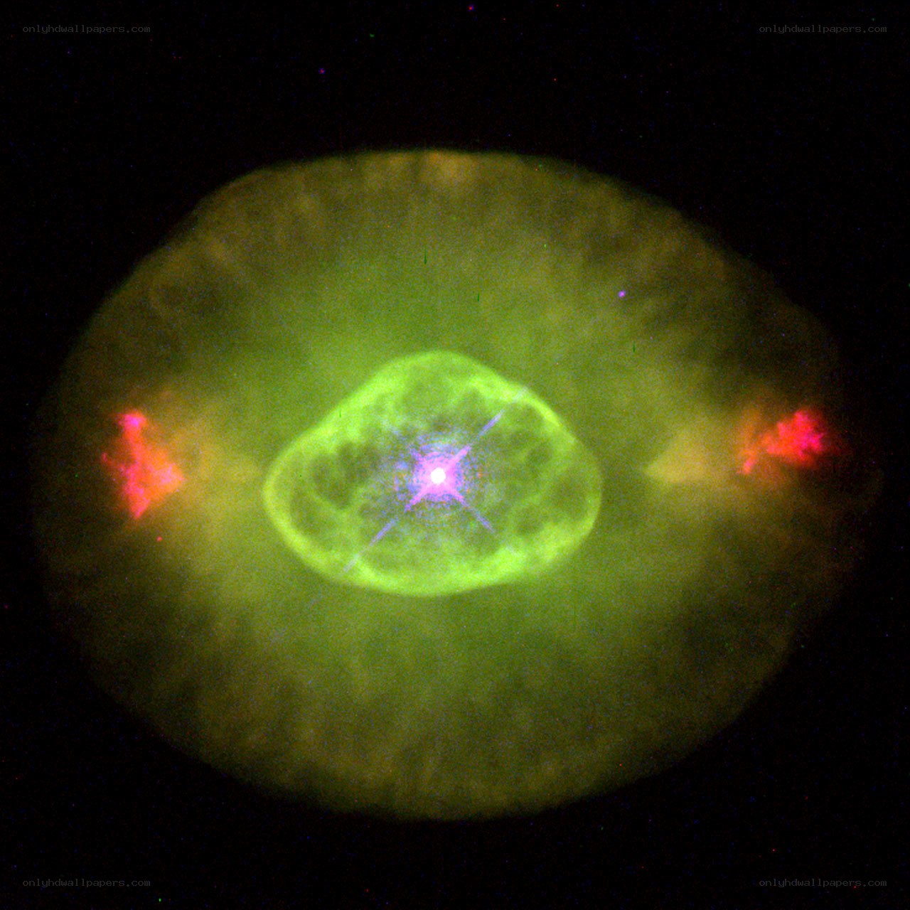 Planetary nebula with central star
