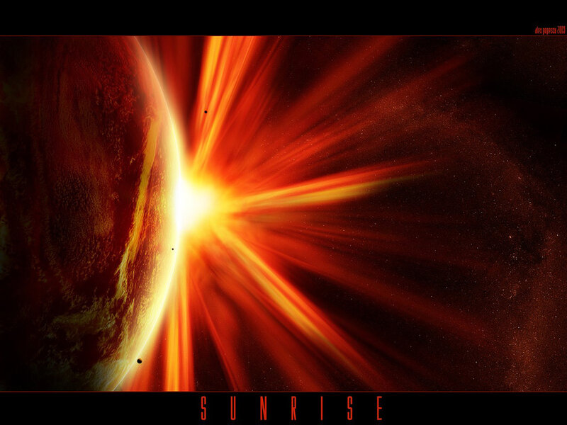 planetary sunrise