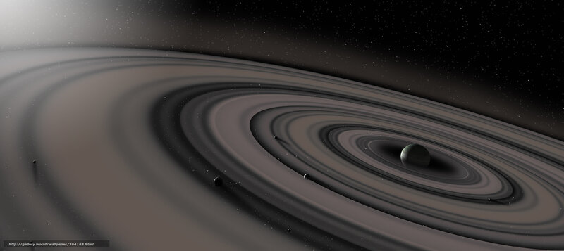 planetary system with rings