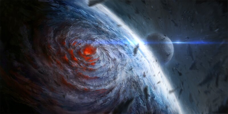 Planetary Vortex — Blue