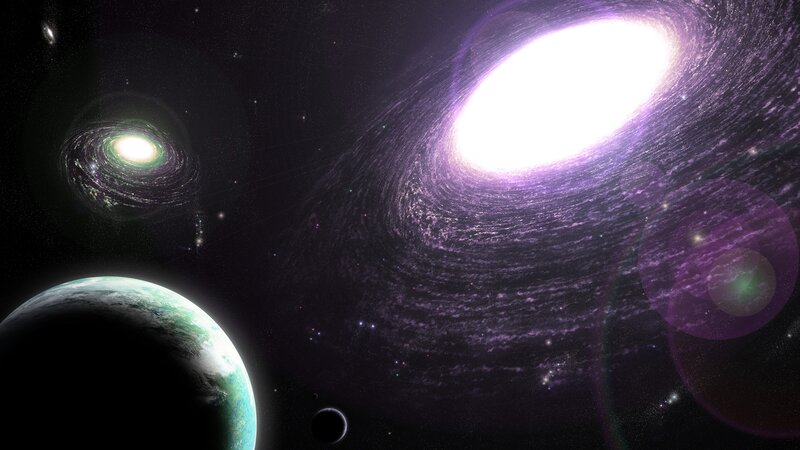 Planets and Galaxies — Purple