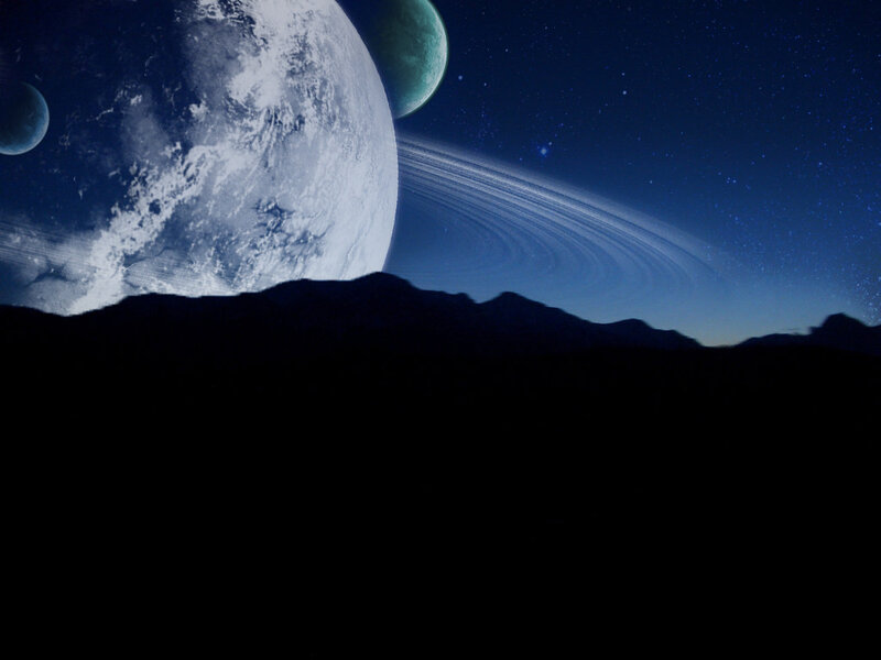 Planets and Rings in Space