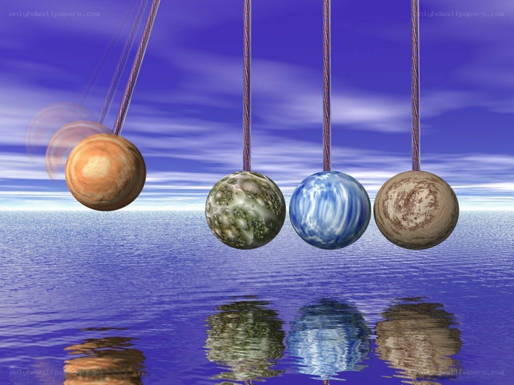 planets as newton's cradle