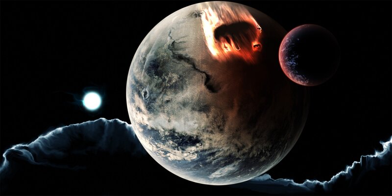 Planets in a cosmic scene