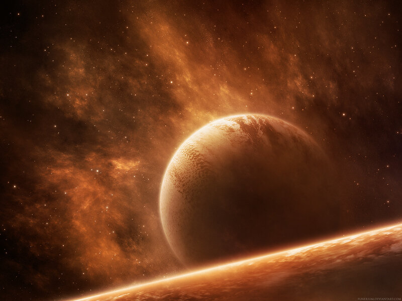 Planets in a nebula