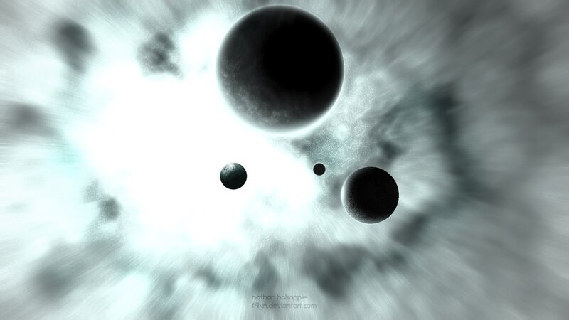 planets in a nebula
