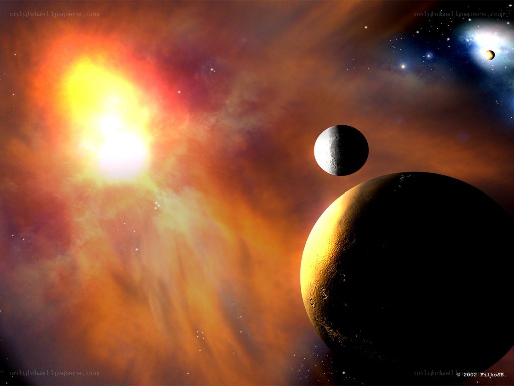 planets in a nebula
