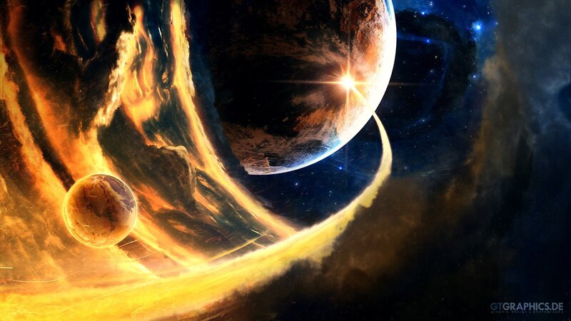 planets in a nebula