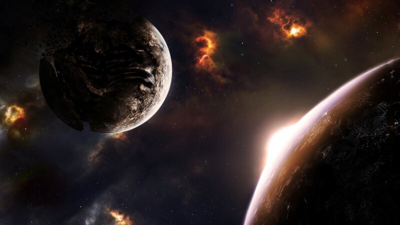 Planets in a nebula