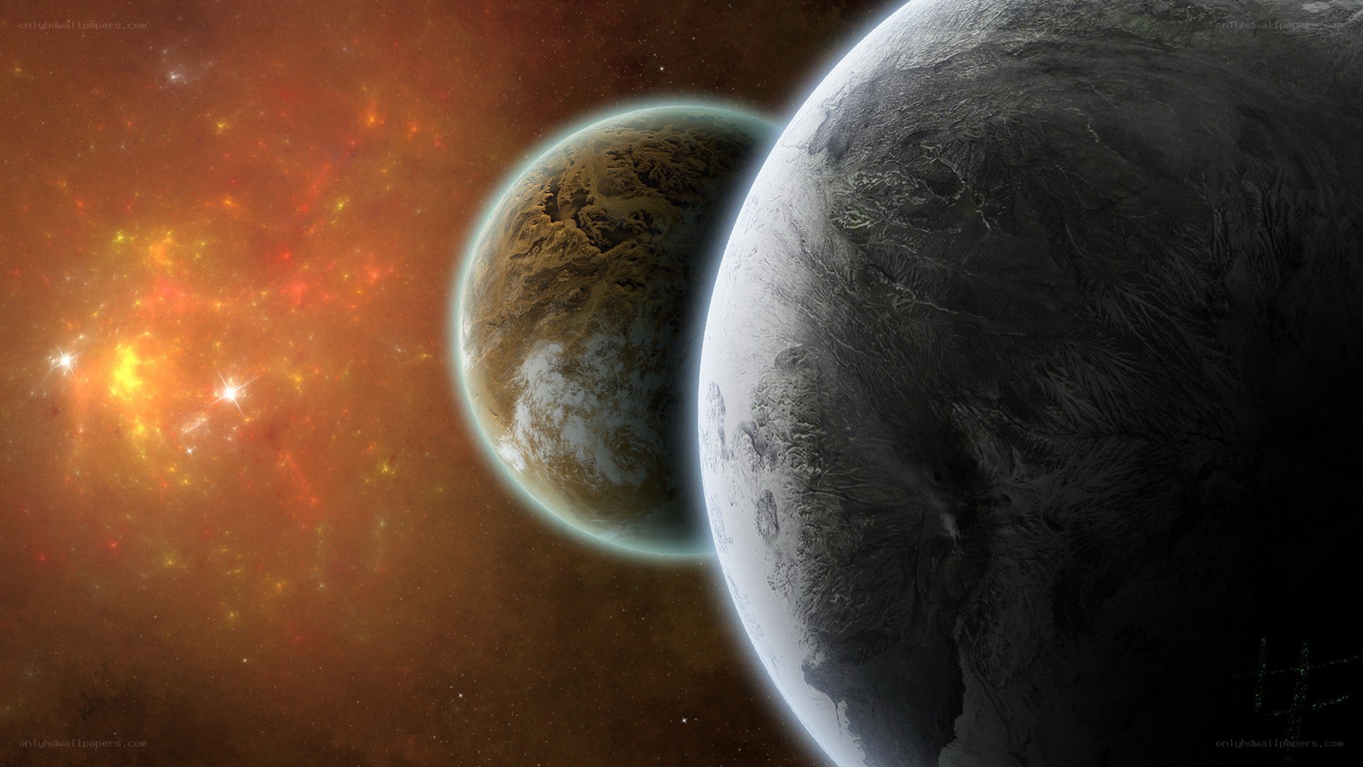 Planets in a nebula