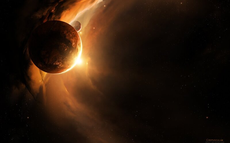 Planets in a nebula