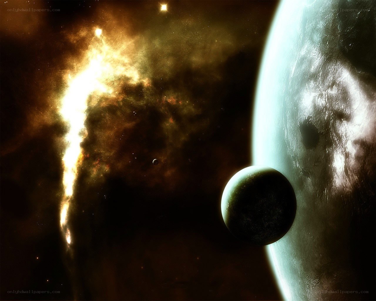 Planets in a nebula