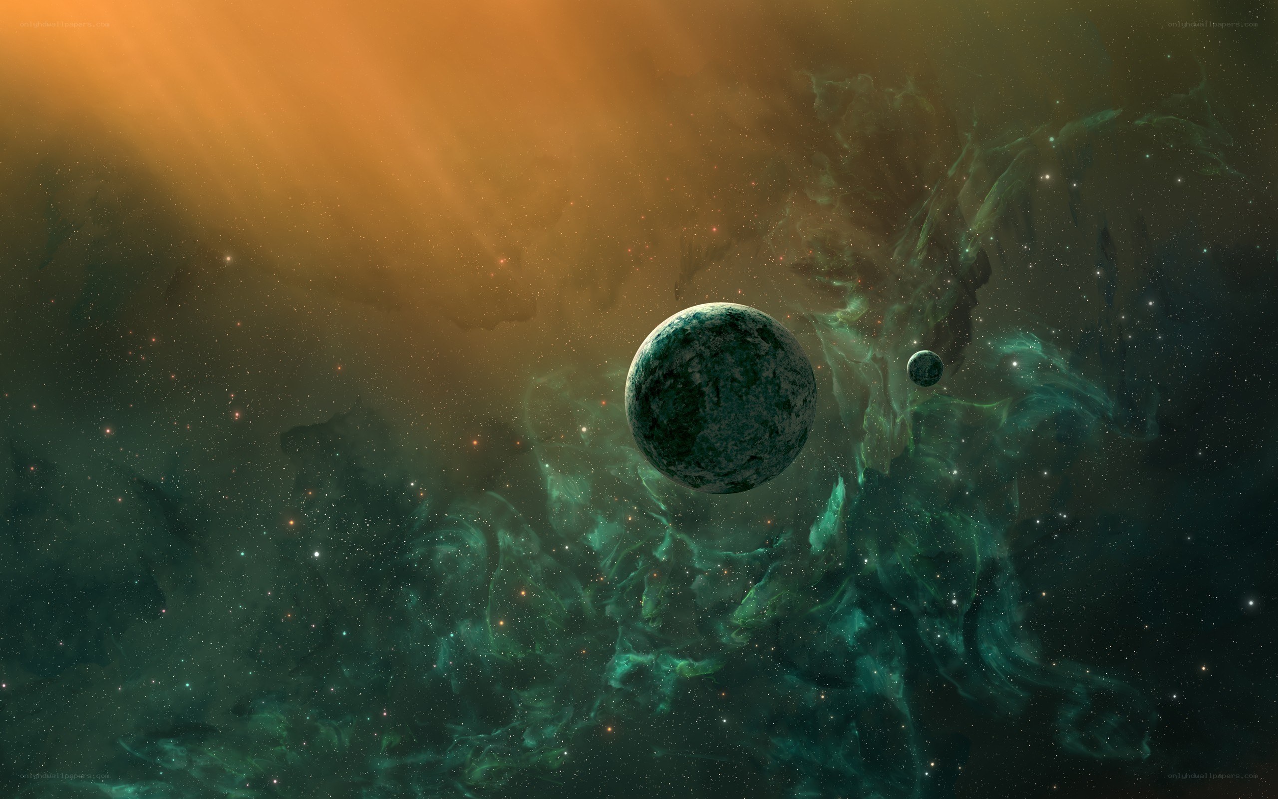 Planets in a nebula