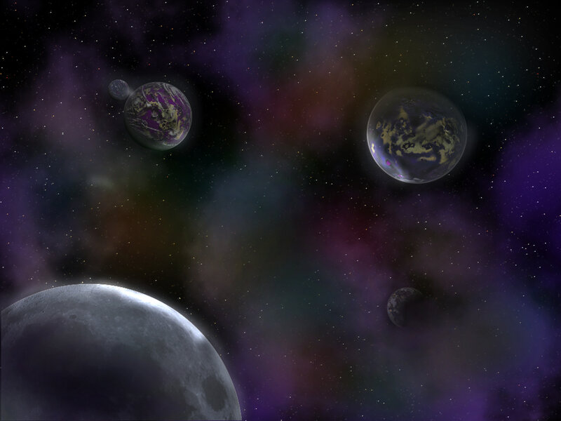 planets in a nebula
