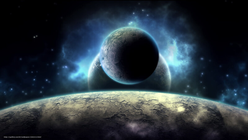 planets in deep space