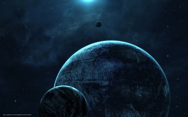 planets in deep space