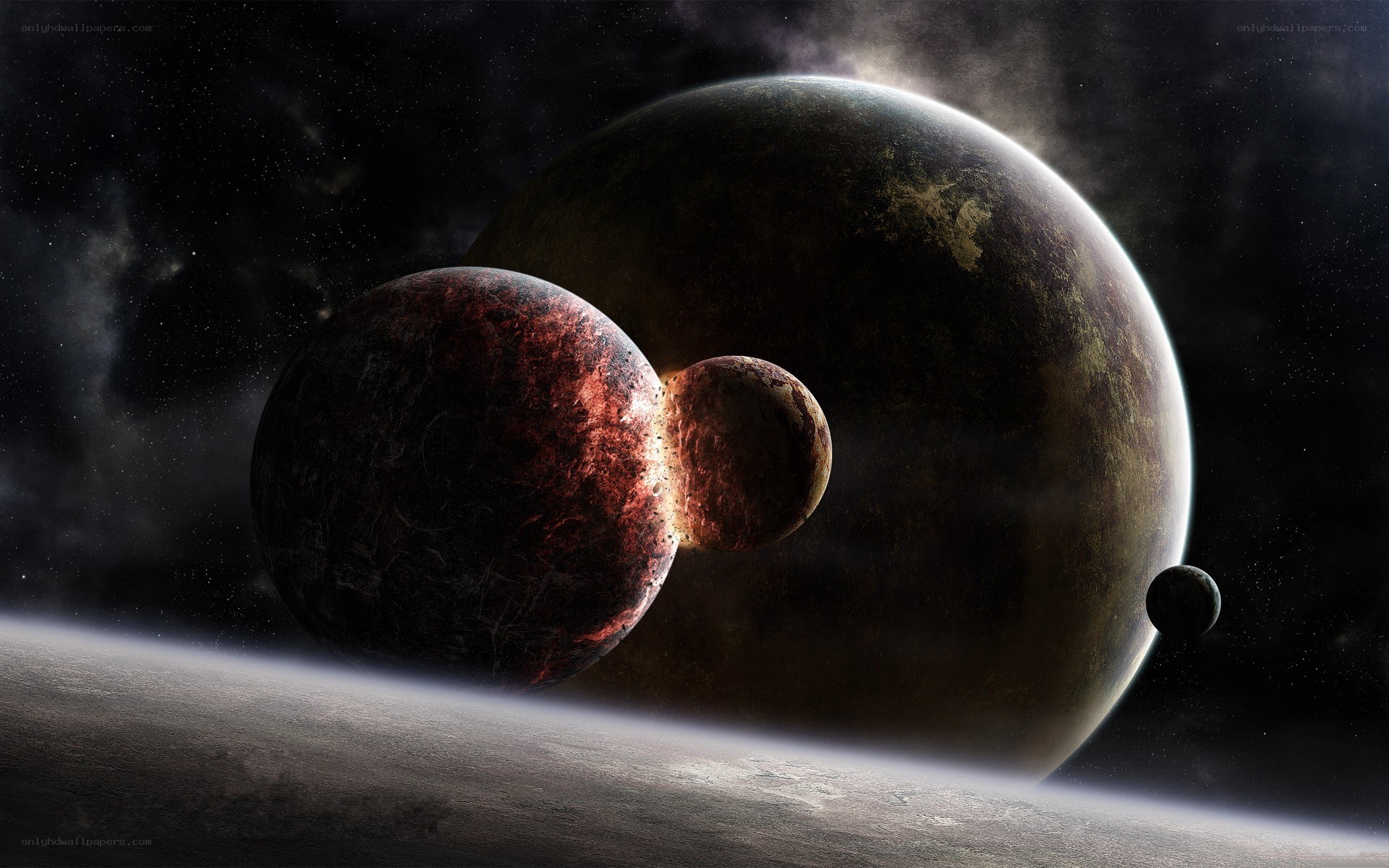 Planets in deep space