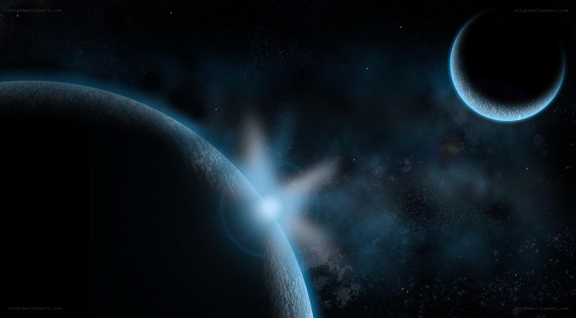planets in deep space