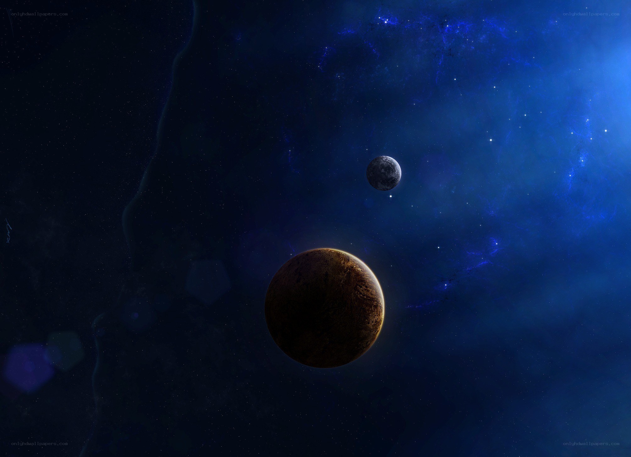Planets in deep space