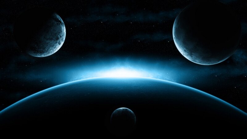 planets in deep space