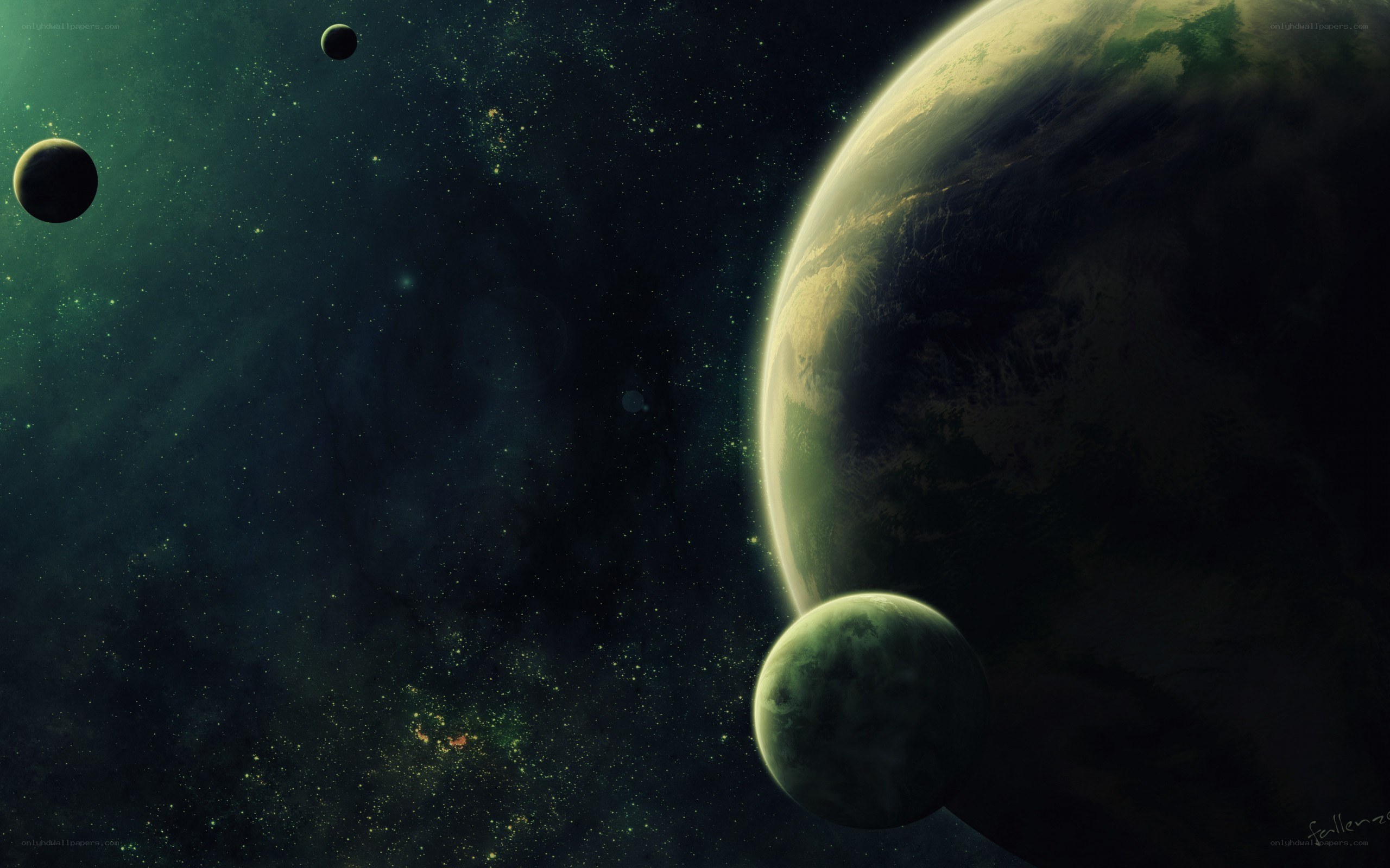 Planets in deep space