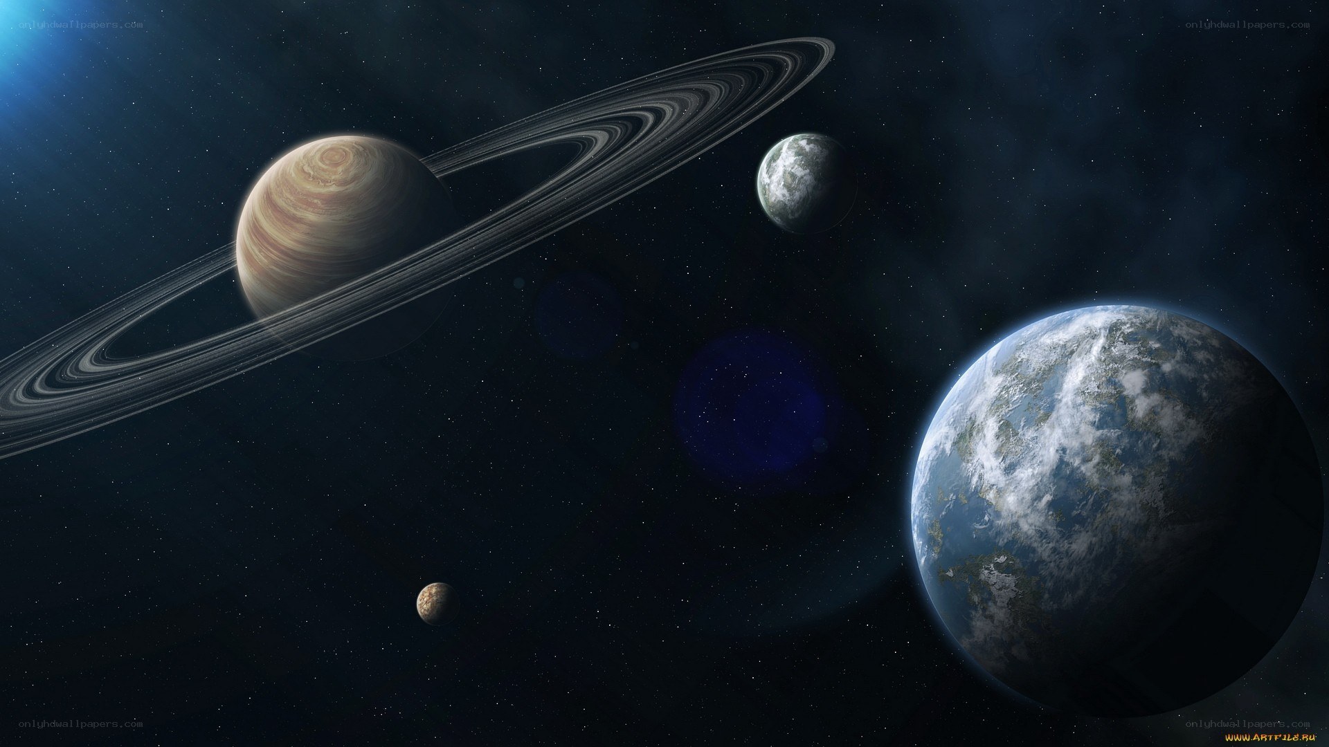 Planets in deep space