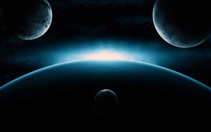 planets in deep space