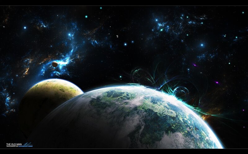 planets in deep space
